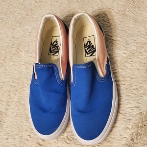 Color Block vans size 7 men, 8.5 women
